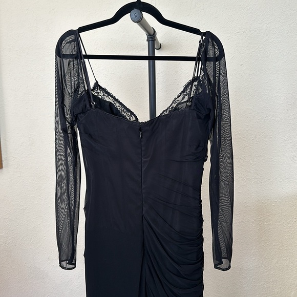 HOUSE OF CB Large D-DD 'Katarina' Black Maxi Dress NWOT - Picture 10 of 12